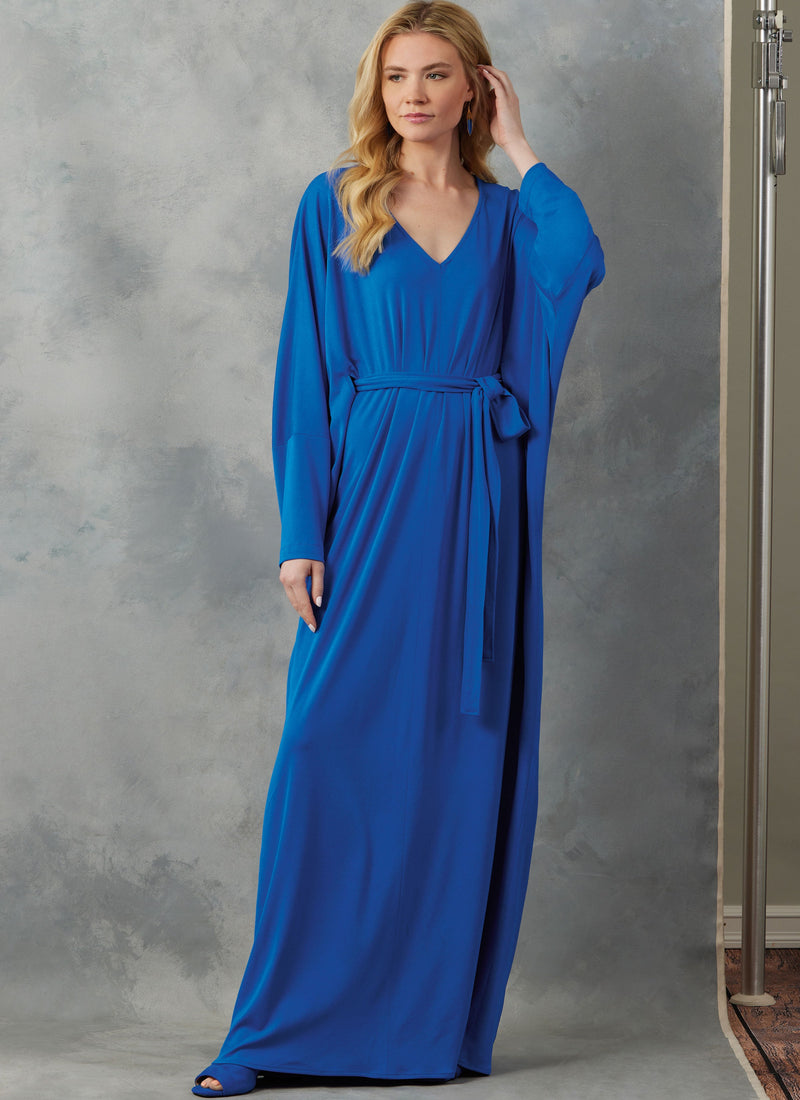 Vogue Misses' Caftans and Sash Sewing Pattern V2057