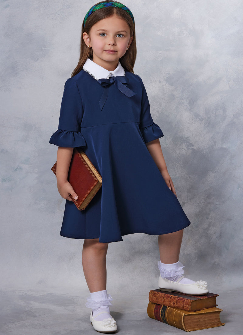 Vogue Children's Dresses: Stylish Sewing Pattern Collection V2058