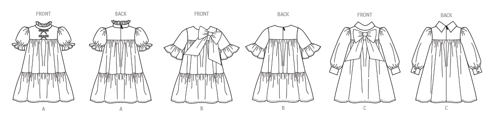 Vogue Children's Dresses: Stylish Sewing Pattern Collection V2059