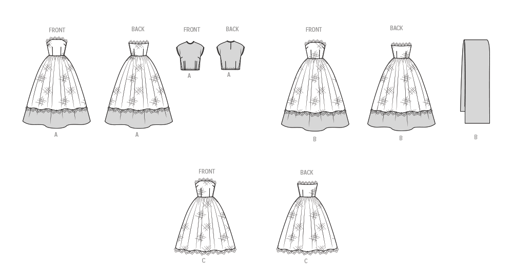 Vogue Misses' Dresses and Stole Sewing Pattern V2061