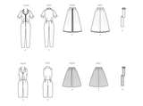 Vogue Misses' Slack Suit and Skirt Sewing Pattern V2062