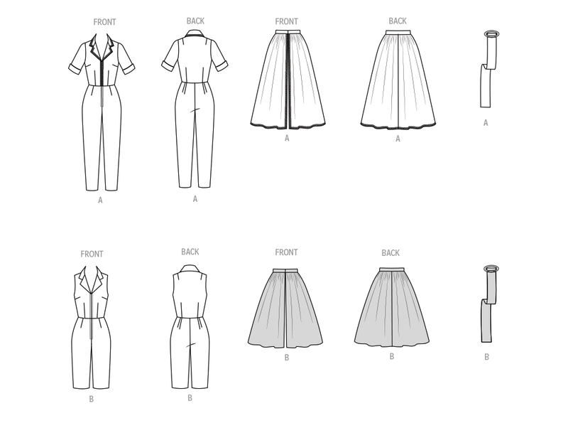 Vogue Misses' Slack Suit and Skirt Sewing Pattern V2062