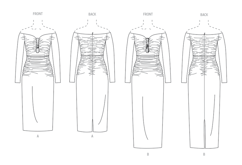 Vogue Misses' Dress in Two Lengths Sewing Pattern V2063