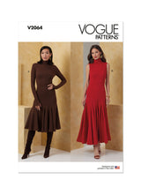 Vogue Misses' Knit Dresses Sewing Pattern Collection V2064
