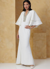 Vogue Misses' Dress by Badgley Mischka Sewing Pattern V2066
