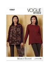 Vogue Misses' Knit Top and Jacket Sewing Pattern by Marcy Tilton V2067