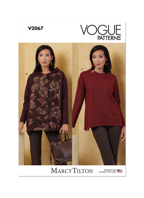 Vogue Misses' Knit Top and Jacket Sewing Pattern by Marcy Tilton V2067