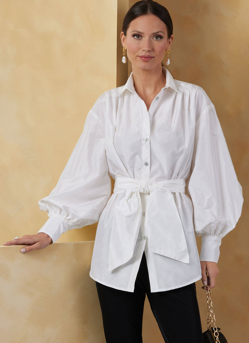 Vogue Misses' Tops and Sash Sewing Pattern Guide V2068