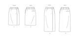 Vogue Misses' Skirt in Two Lengths Sewing Pattern V2069