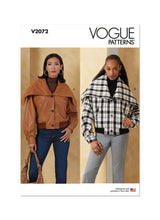 Vogue Misses' Jackets Sewing Pattern for Stylish Creations V2072