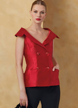 Vogue Misses' Jacket with Sleeve Variations Sewing Pattern V2073