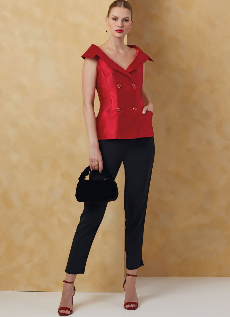 Vogue Misses' Jacket with Sleeve Variations Sewing Pattern V2073