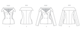 Vogue Misses' Jacket with Sleeve Variations Sewing Pattern V2073