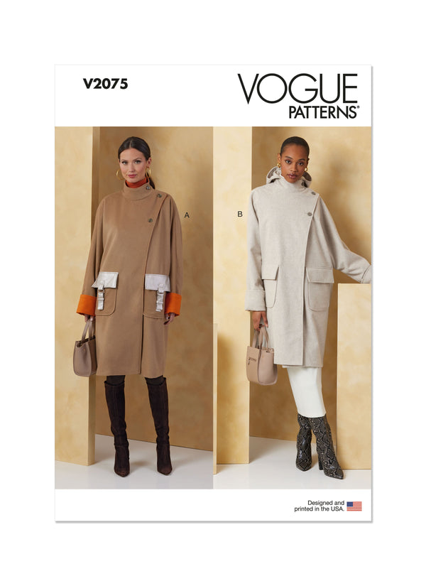 Vogue Misses' Coats Sewing Pattern for Stylish Creations V2075