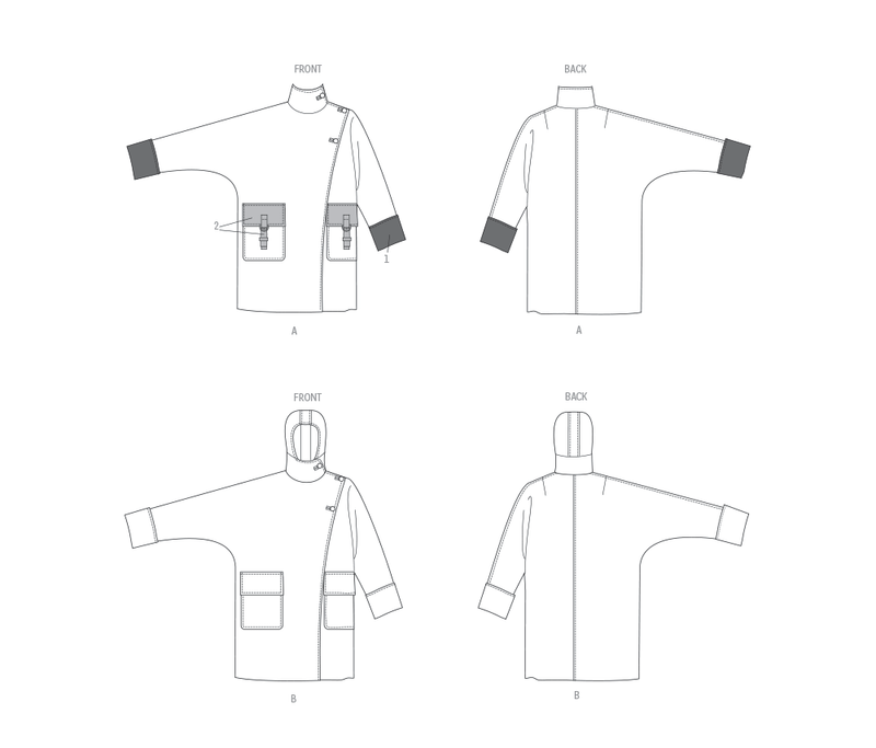 Vogue Misses' Coats Sewing Pattern for Stylish Creations V2075