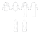Vogue Misses' Knit Dress, Top & Skirt Sewing Pattern V2076