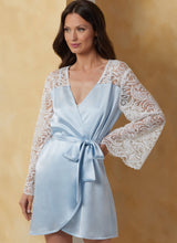 Vogue Misses' Robe with Belt and Teddy Sewing Pattern V2077