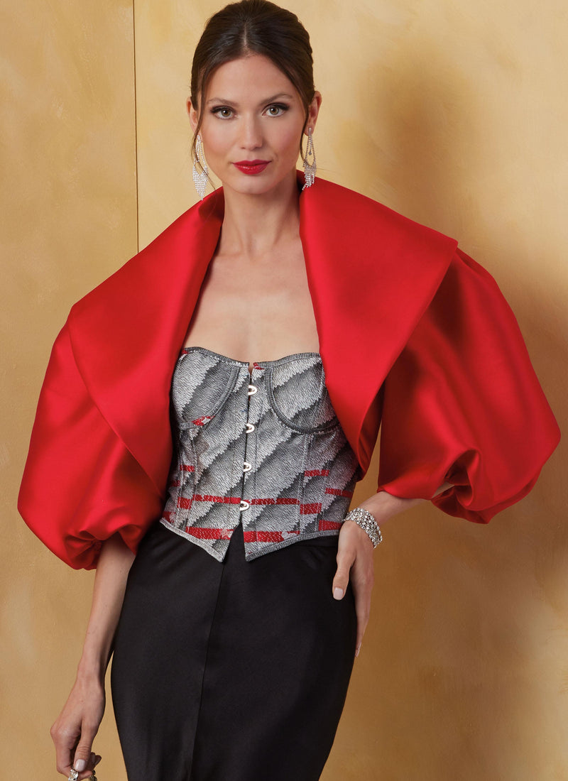 Vogue Misses' Bolero and Capes Sewing Pattern Collection V2078