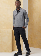 Vogue Men's Jackets: Stylish Sewing Pattern Collection V2080