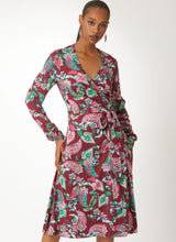 Vogue Misses' Wrap Dress by Diane Von Furstenberg Sewing Pattern V2081