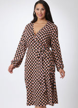 Vogue Misses' Wrap Dress by Diane Von Furstenberg Sewing Pattern V2081