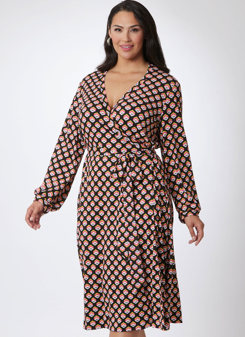 Vogue Misses' Wrap Dress by Diane Von Furstenberg Sewing Pattern V2081