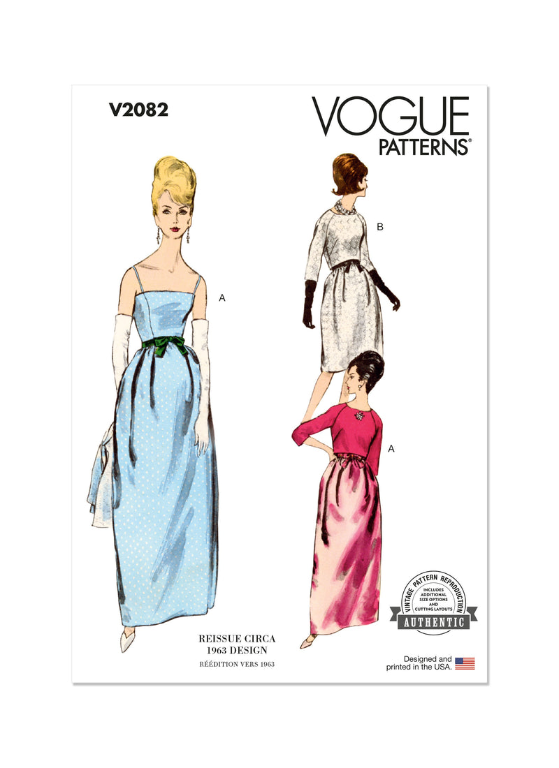 Vogue Misses' Dress and Bolero Sewing Pattern V2082