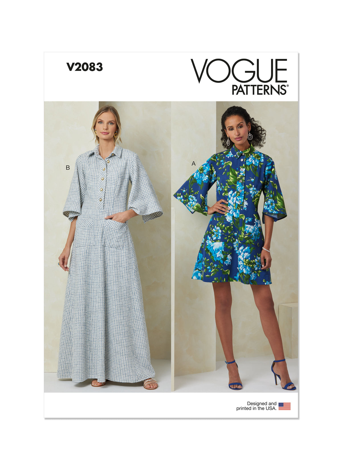 Vogue Misses' Dress in Two Lengths Sewing Pattern V2083