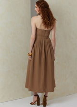 Vogue Misses' Dress with Belt and Overbodice Sewing Pattern V2084