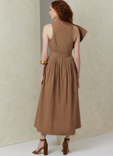 Vogue Misses' Dress with Belt and Overbodice Sewing Pattern V2084