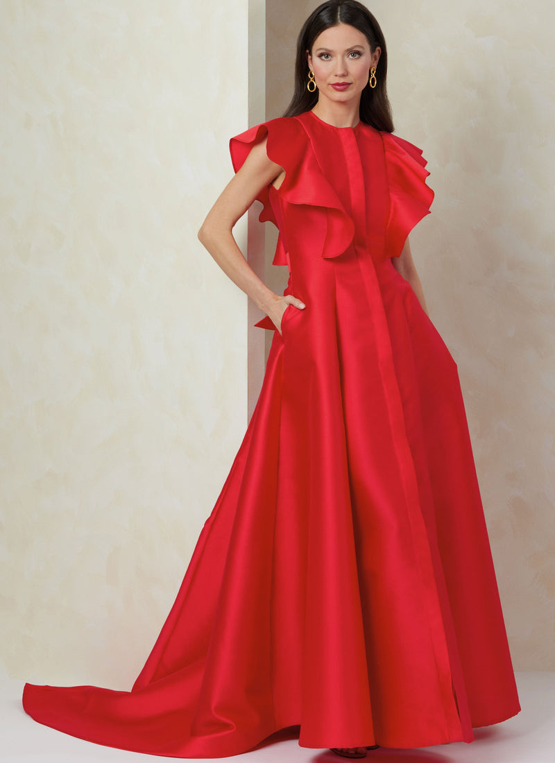 Vogue Misses' Dress with Sleeve and Length Variations Pattern V2087