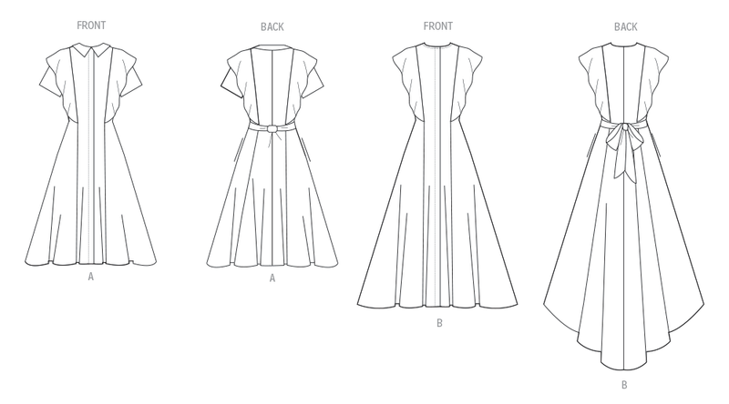 Vogue Misses' Dress with Sleeve and Length Variations Pattern V2087