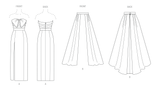 Vogue Misses' Dress and Overskirt Sewing Pattern V2088