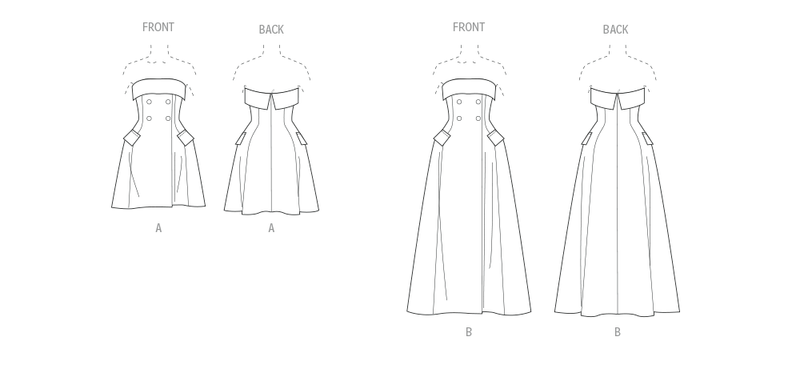 Vogue Misses' Dress in Two Lengths Sewing Pattern V2089