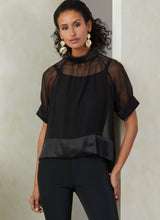 Vogue Misses' Top with Sleeve Variations Sewing Pattern V2090