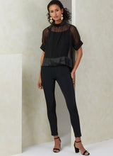 Vogue Misses' Top with Sleeve Variations Sewing Pattern V2090