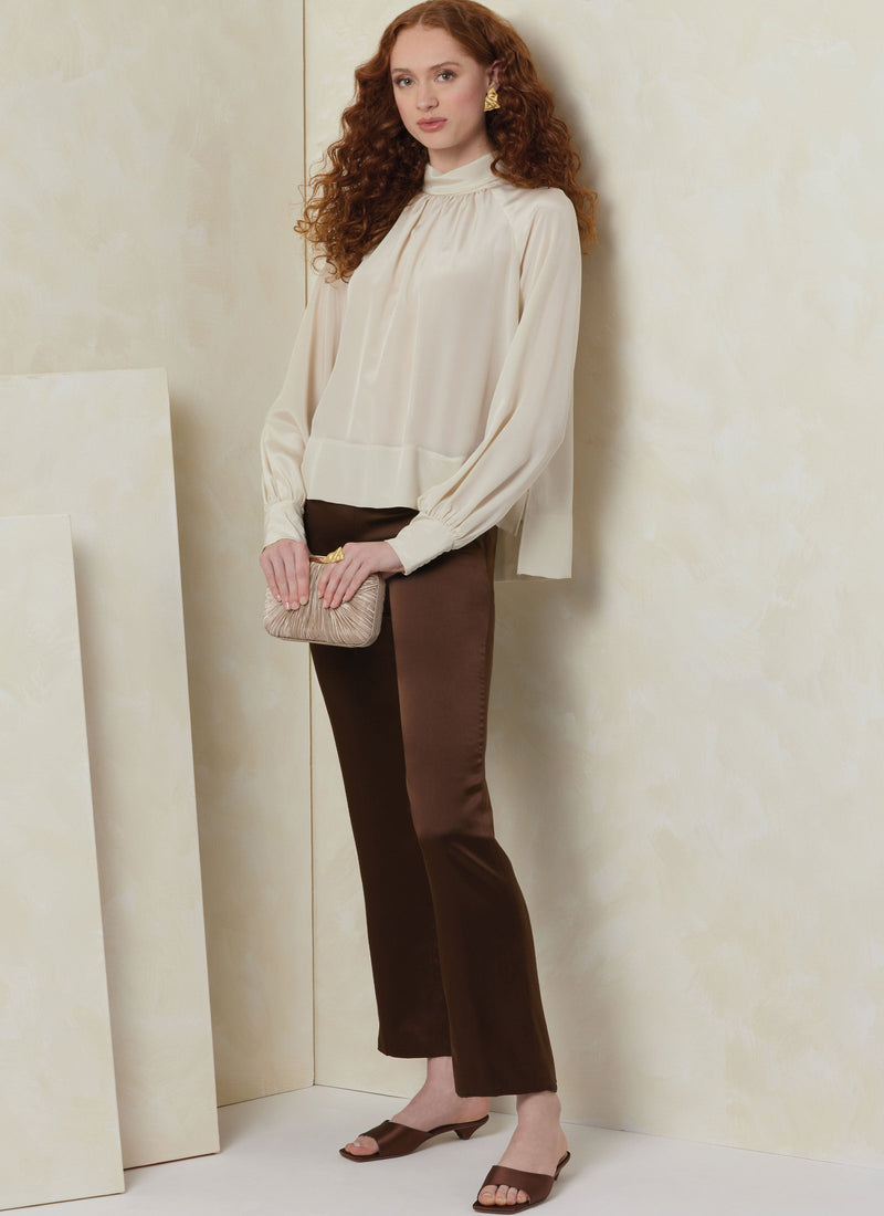Vogue Misses' Top with Sleeve Variations Sewing Pattern V2090
