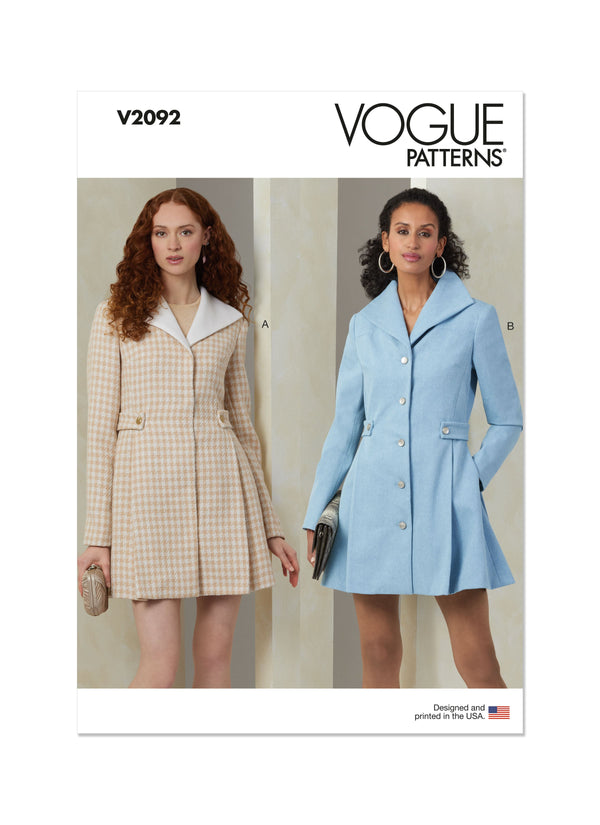 Vogue Misses' Coats Sewing Pattern for Stylish Creations V2092