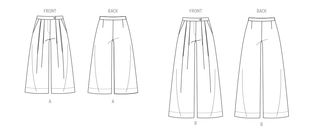 Vogue Misses' Pants in Two Lengths Sewing Pattern V2094