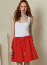 Vogue Misses' Skirt in Two Lengths Sewing Pattern V2095