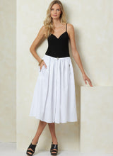 Vogue Misses' Skirt in Two Lengths Sewing Pattern V2095