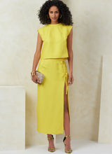 Vogue Misses' Top and Skirt Sewing Pattern Collection V2096