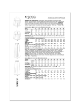 Vogue Misses' Top and Pants by Tom And Linda Platt Sewing Pattern V2098