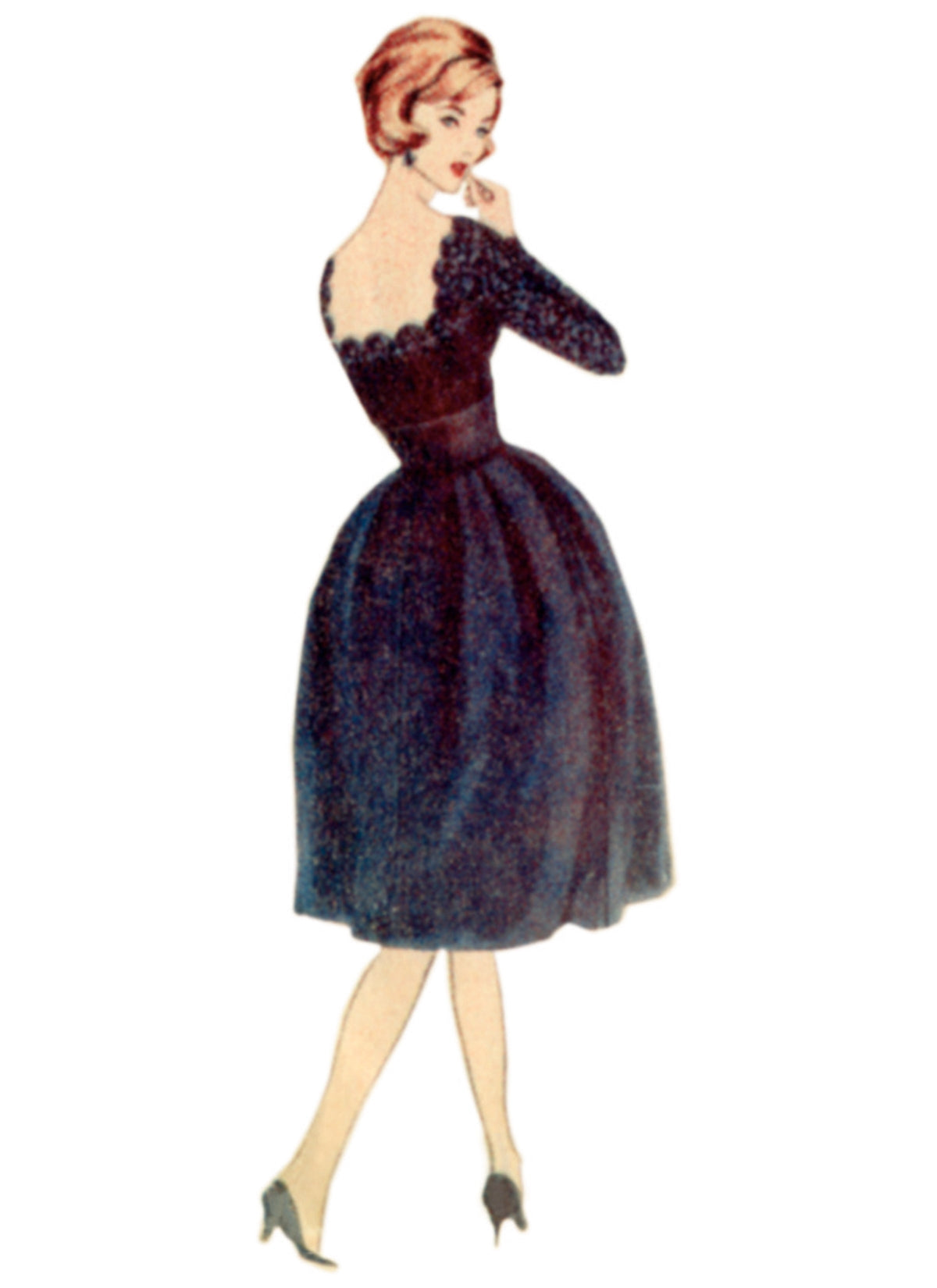 Vogue Misses' Dress with Belt and Sash Sewing Pattern V2101