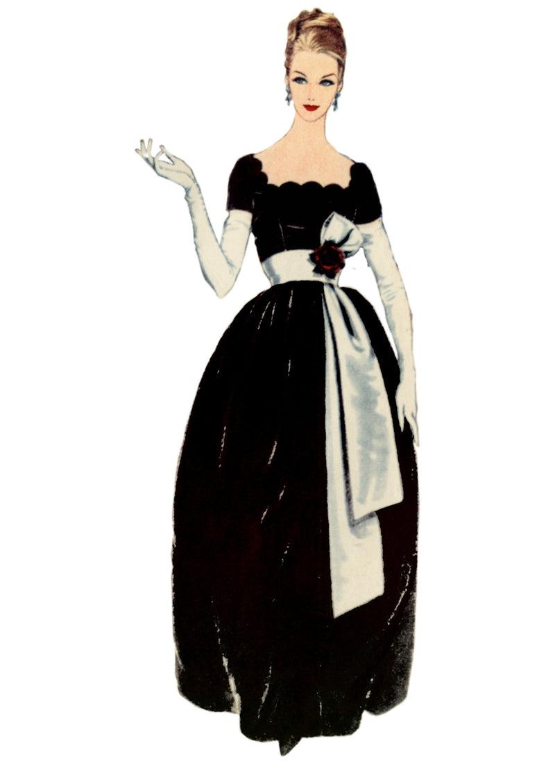 Vogue Misses' Dress with Belt and Sash Sewing Pattern V2101