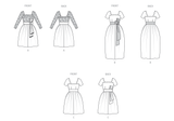 Vogue Misses' Dress with Belt and Sash Sewing Pattern V2101