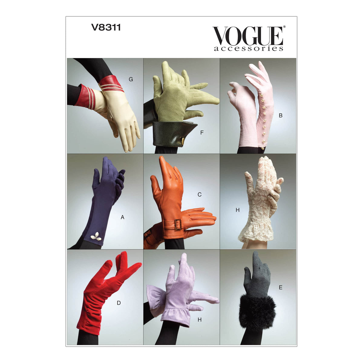 Vogue Undefined Accessories Other Wearing Sewing Pattern V8311OS