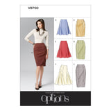 Vogue Skirt Sewing Pattern V8750