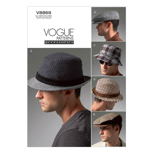 Vogue Undefined Accessories Headgear Sewing Pattern V8869OS