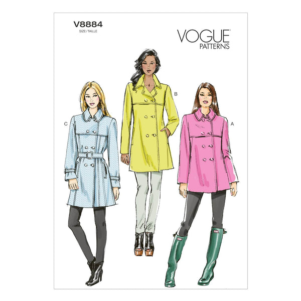 Vogue Outerwear Sewing Pattern V8884